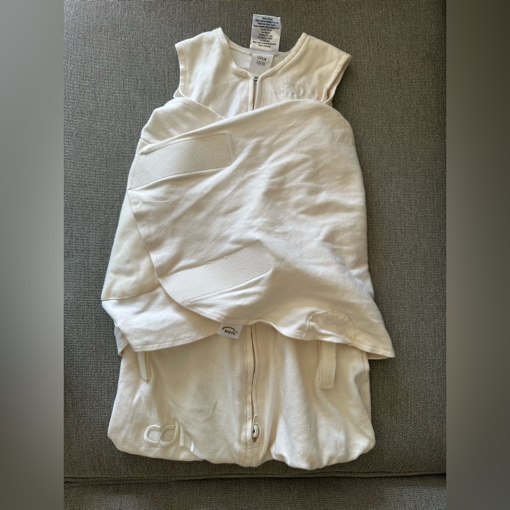 Halo White Infant Swaddle Sleep Sack